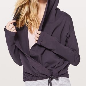 Lululemon Navy Wrap Hoodie